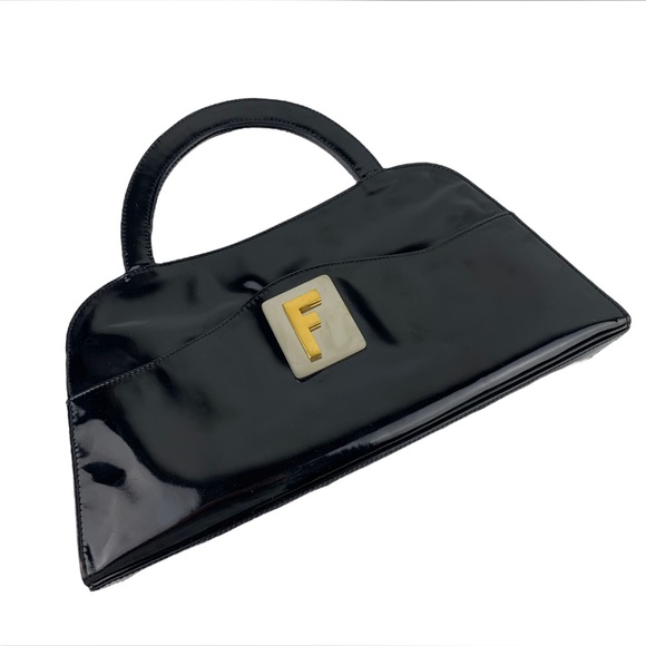 Fendi Vintage Patent Leather Handbag - Picture 1 of 7